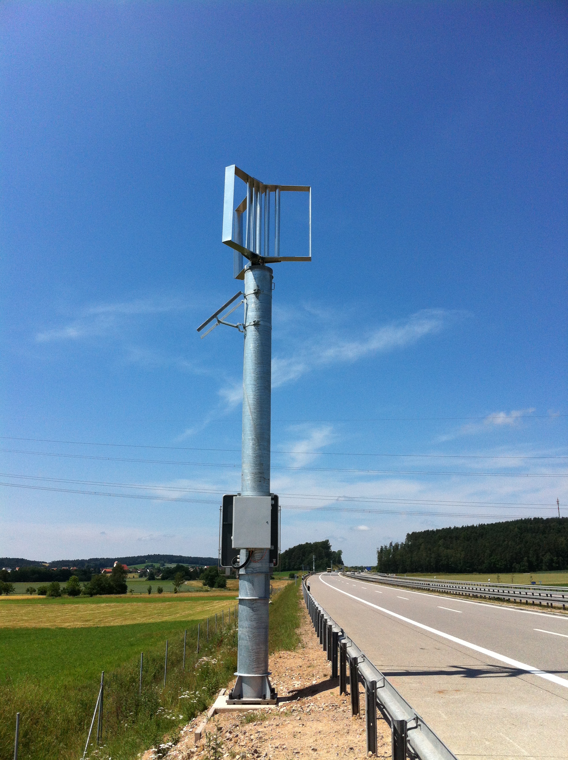 5kW Windkraftanlage Vertikal Komplettset für Zuhause - 220V - 380V